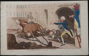 جون بول ، طعمه كلاب المكوس ، 1790